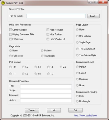 Tweak PDF screenshot