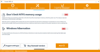 Tweak-SSD screenshot 4