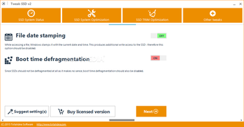 Tweak-SSD screenshot 5