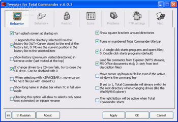 Tweak Total Commander screenshot