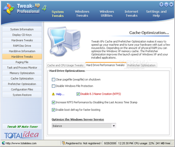 Tweak-XP Pro screenshot 5