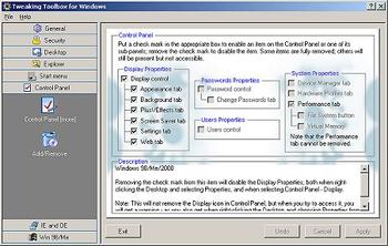 Tweaking Toolbox for Windows screenshot 3