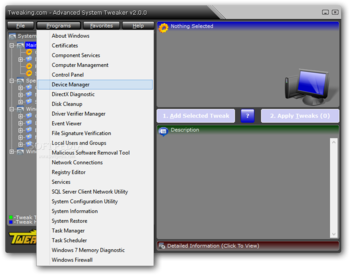Tweaking.com - Advanced System Tweaker screenshot 3