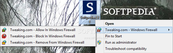 Tweaking.com - (Right Click) Allow, Block or Remove - Windows Firewall screenshot 2