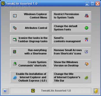 TweakLite Assorted screenshot