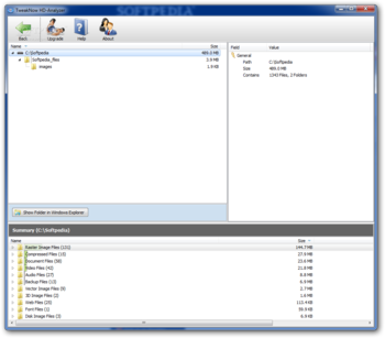 TweakNow DiskAnalyzer screenshot 2