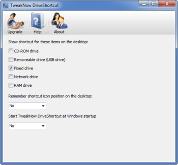 TweakNow DriveShortcut screenshot 2