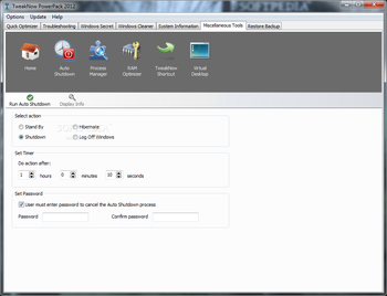 TweakNow PowerPack 2012 screenshot 19