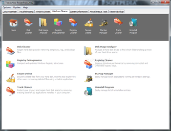 TweakNow PowerPack 2012 screenshot 8