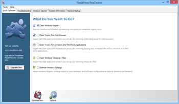 TweakNow RegCleaner screenshot