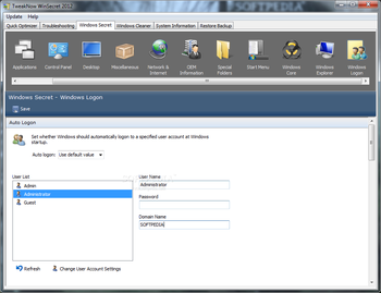 TweakNow WinSecret screenshot 14