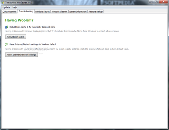 TweakNow WinSecret screenshot 2