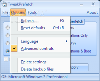 TweakPrefetch screenshot 2