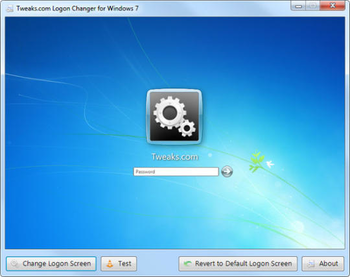 Tweaks.com Logon Changer screenshot 3