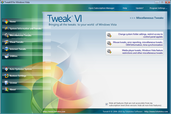 TweakVI screenshot 3