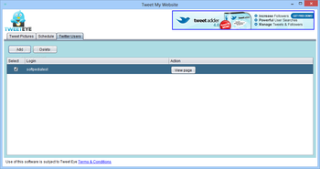 Tweet My Website screenshot 5