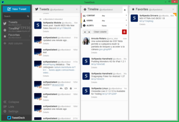 TweetDeck Portable screenshot