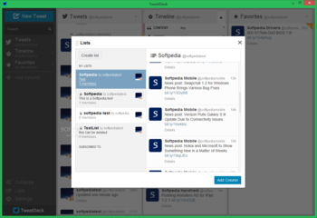 TweetDeck Portable screenshot 4