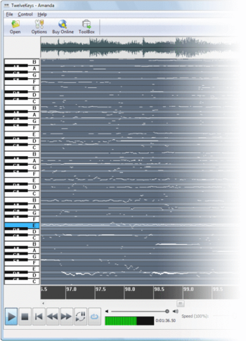 TwelveKeys Music Transcription Assistant screenshot 2