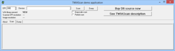 TWIAScan screenshot
