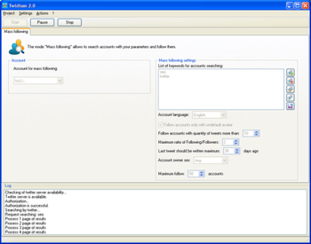 Twidium screenshot