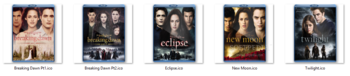 Twilight Blu-Ray Folder Icons Pack screenshot