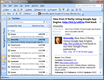 TwInbox screenshot