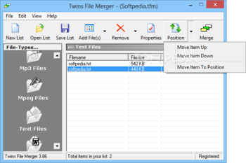Twins File Merger screenshot 2