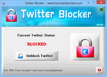 Twitter Blocker screenshot