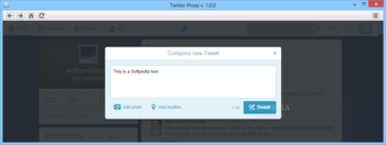 Twitter Proxy screenshot 2