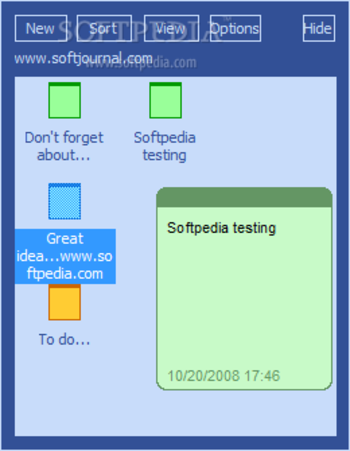 Two Notes screenshot