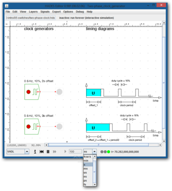 Two-phase clock generator screenshot 2