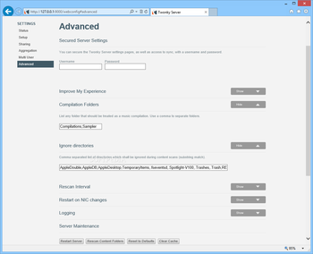 Twonky Server screenshot 4