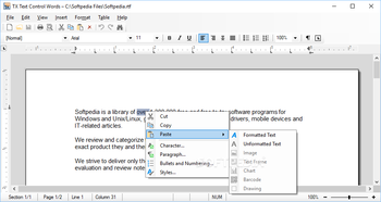 TX Text Control .NET for Windows Forms Express screenshot
