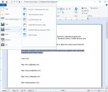 TX Text Control .NET screenshot 2