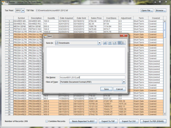 TXF Reader screenshot