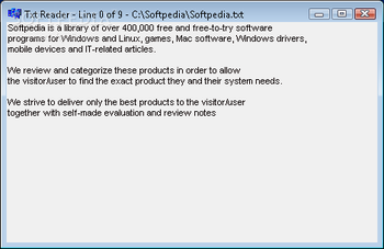 Txt Reader screenshot