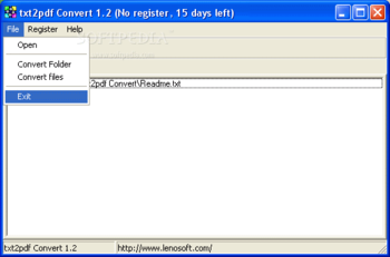 txt2pdf Convert screenshot 2
