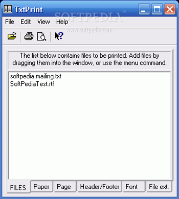 TxtPrint screenshot