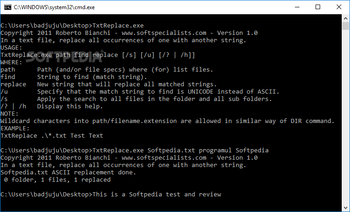 TxtReplace screenshot