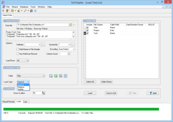 TxtToSqlite screenshot 4