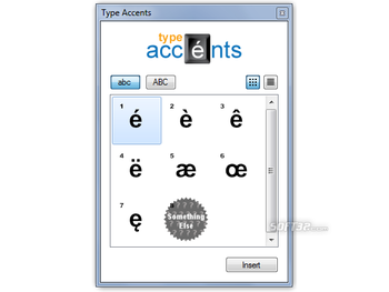 Type Accents screenshot 3