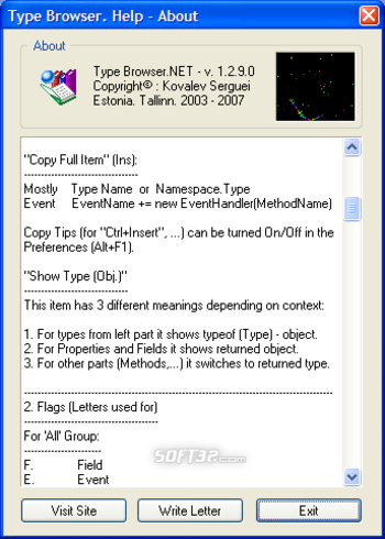 Type Browser.NET screenshot 3