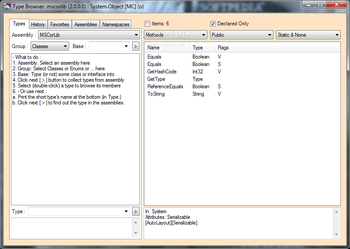 Type Browser.NET screenshot