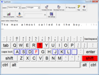 TypeFaster Portable screenshot