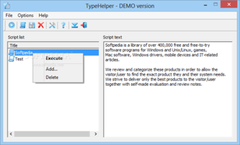 TypeHelper screenshot