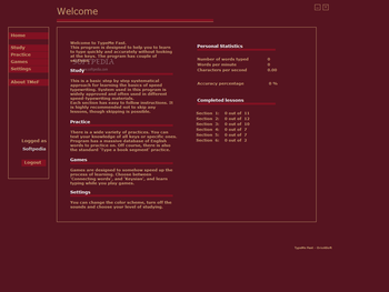 TypeMe Fast Typing Tutor screenshot