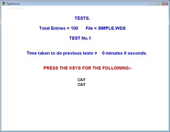 TypeTest screenshot 2