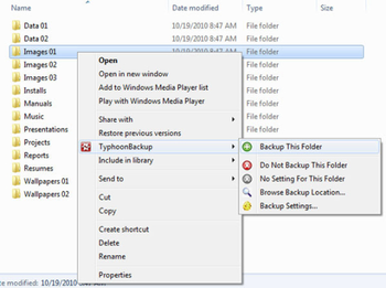 TyphoonBackup screenshot 3