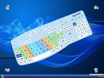 Typical On-Screen Keyboard screenshot